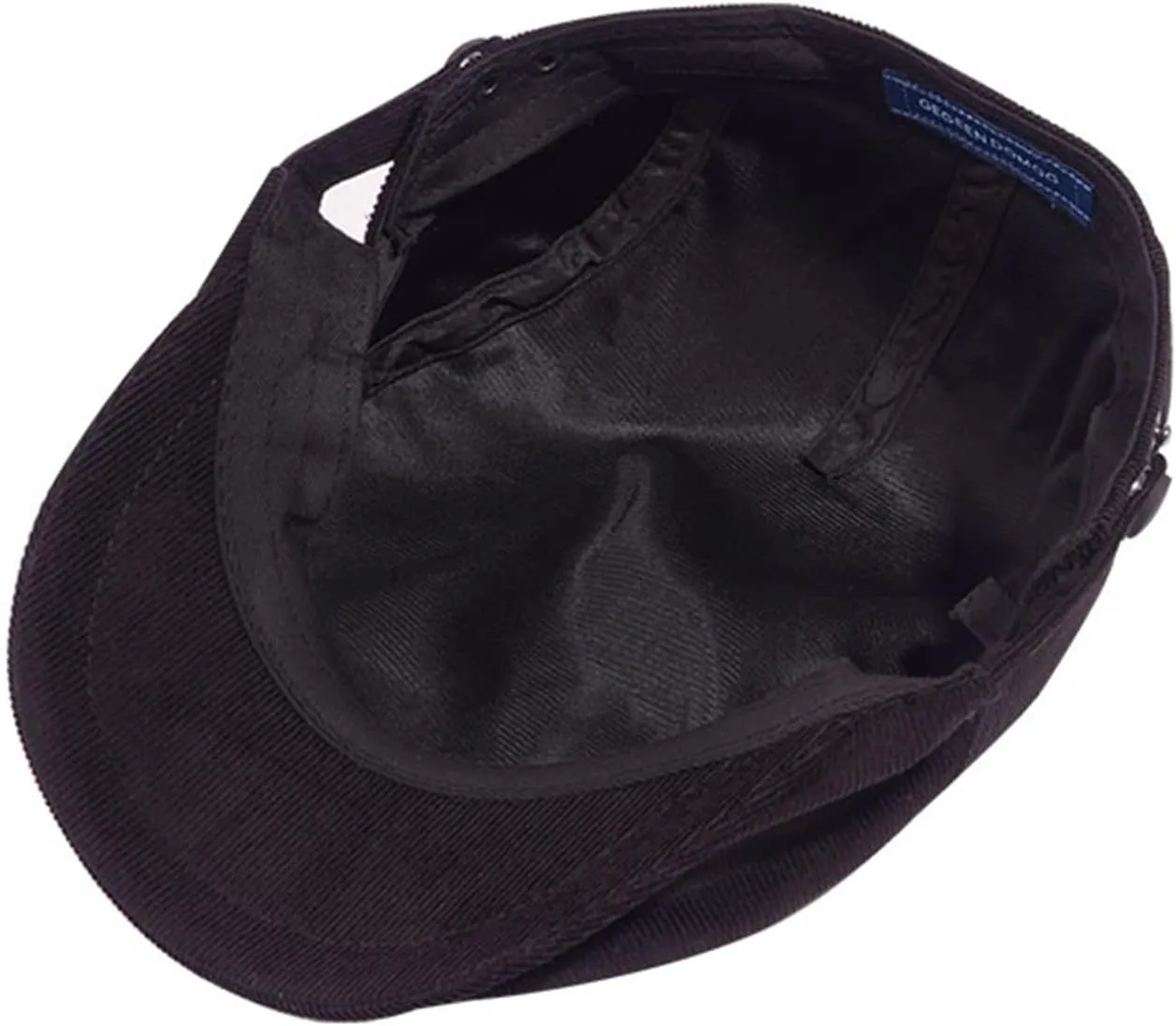Croogo Men's Newsboy Flat Cap Corduroy Ivy Cap Casual Winter Duckbill Hat Irish Catsby Golf Beret Hat