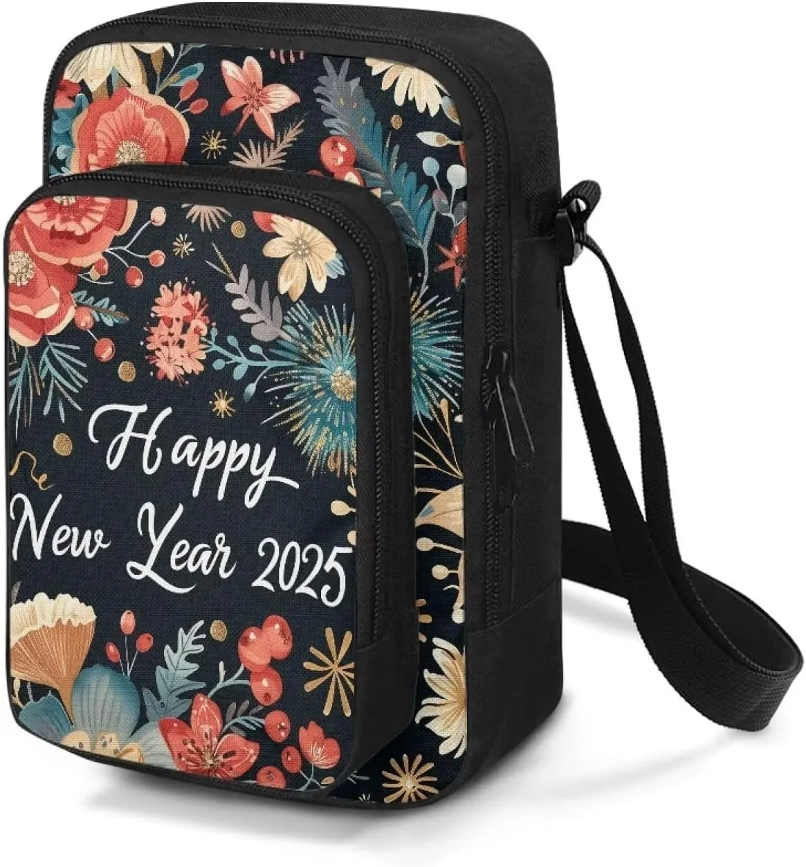 Crossbody Bag for Women Men Trendy Sling Purse with Adjustable Strap Casual Handbag Travel Shoulder Bag for Hiking