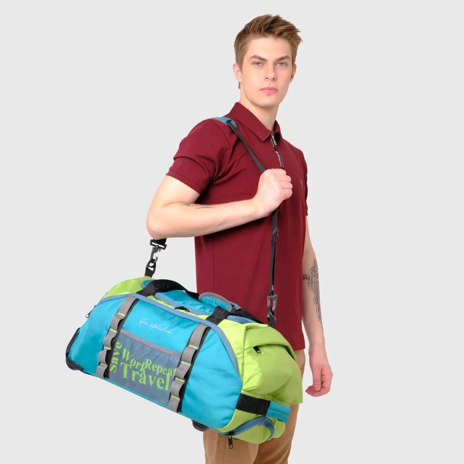 Crossroad Duffel Trolley Bag for Men/Women | Stylish Duffel Bag Mens