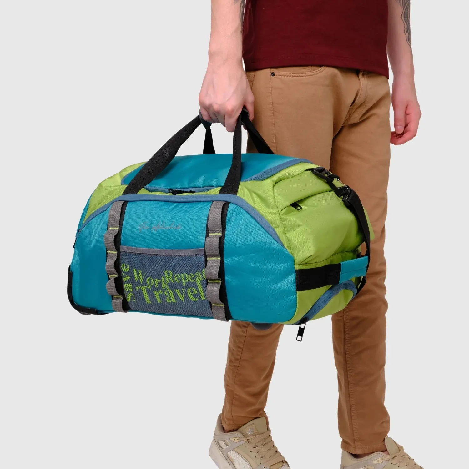 Crossroad Duffel Trolley Bag for Men/Women | Stylish Duffel Bag Mens
