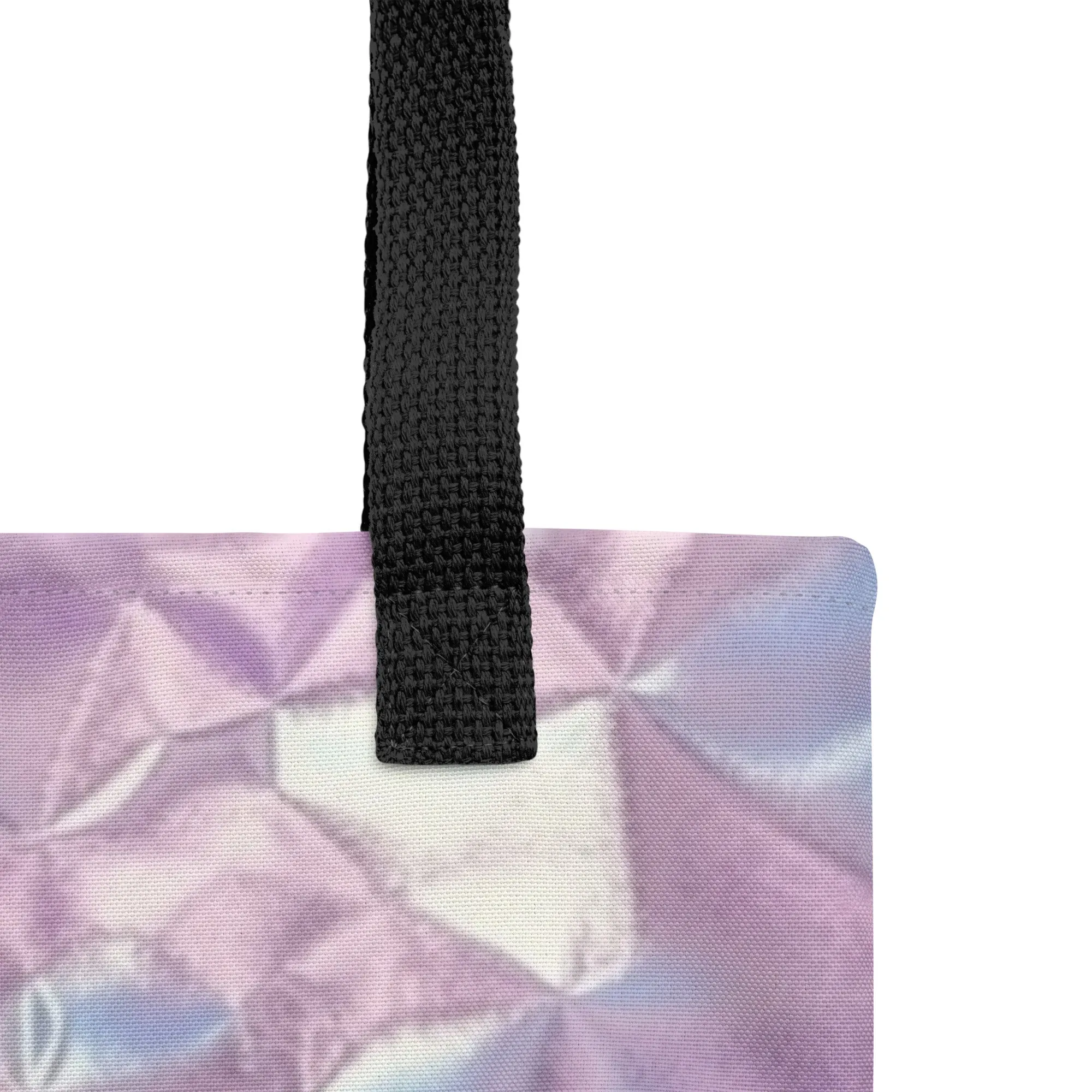 Crushed Pink Metallic All Over Print Tote Bag