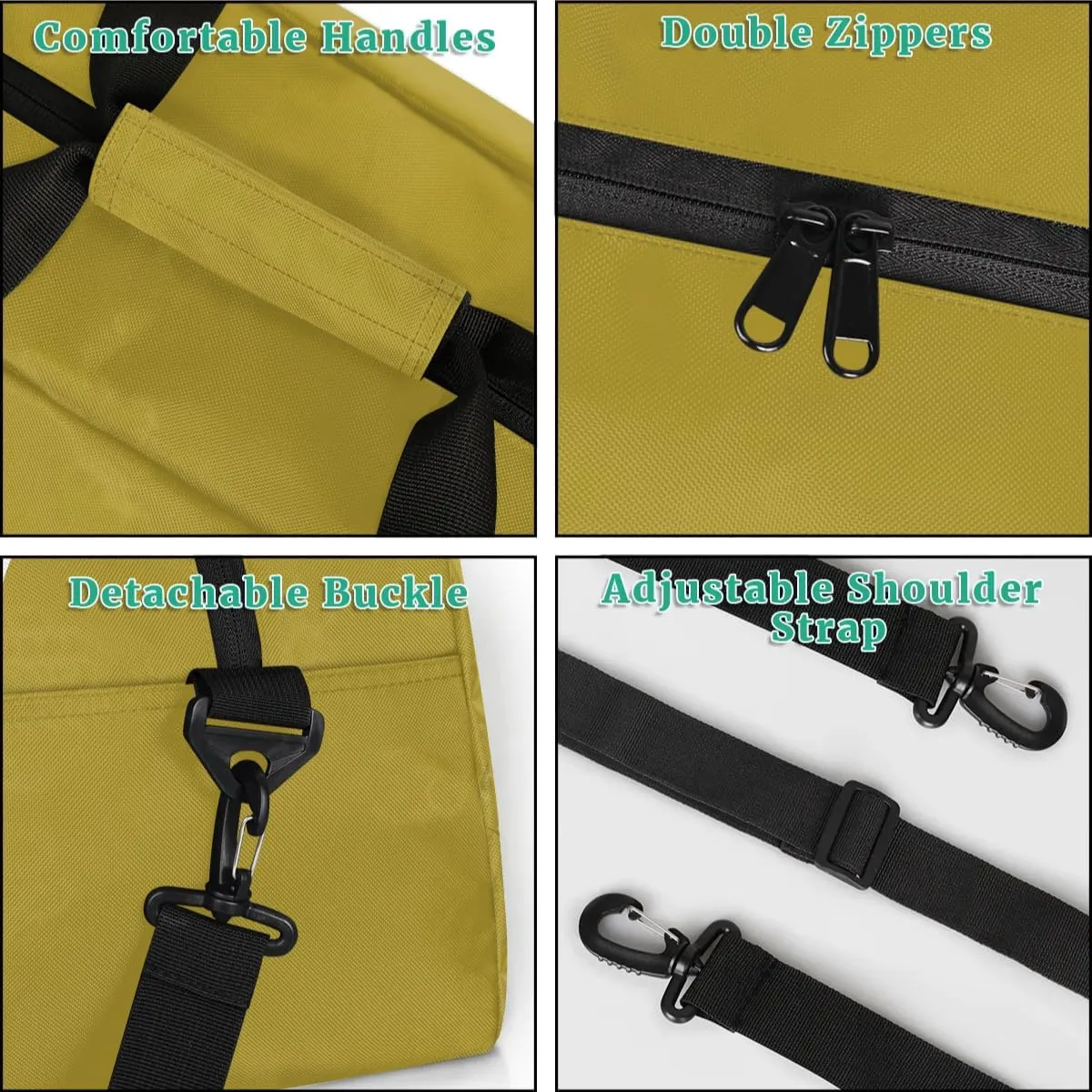 Custom Cheer Duffel Bags, Personalized Dance Sport Bags with Name, Customized Cheerleader Travel Bag Overnight Weekender Bags, Brown Gymnastics Gifts