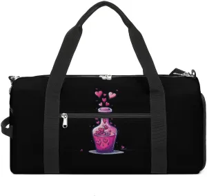 Cute And Fun Chemistry Gym Bag for Women Men Lightweight Duffel Bag Travel Tote Bag Sports Bag with Shoulder Strap
