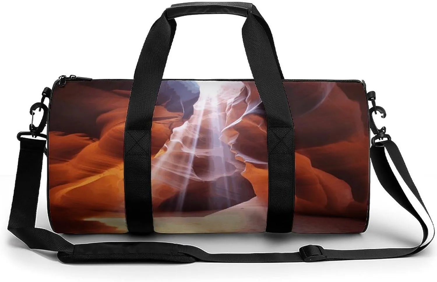 Cylindrical Gym Bag,Antelope Canyon Print Fitness Bag,sport Gym Bag,sports Fitness Handbag,sports Travel Duffel Bag
