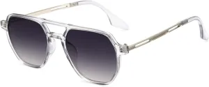 Cyxus Aviator Sunglasses for Women Trendy Shades UV Protection for Beach Music Festivals Shopping 1195