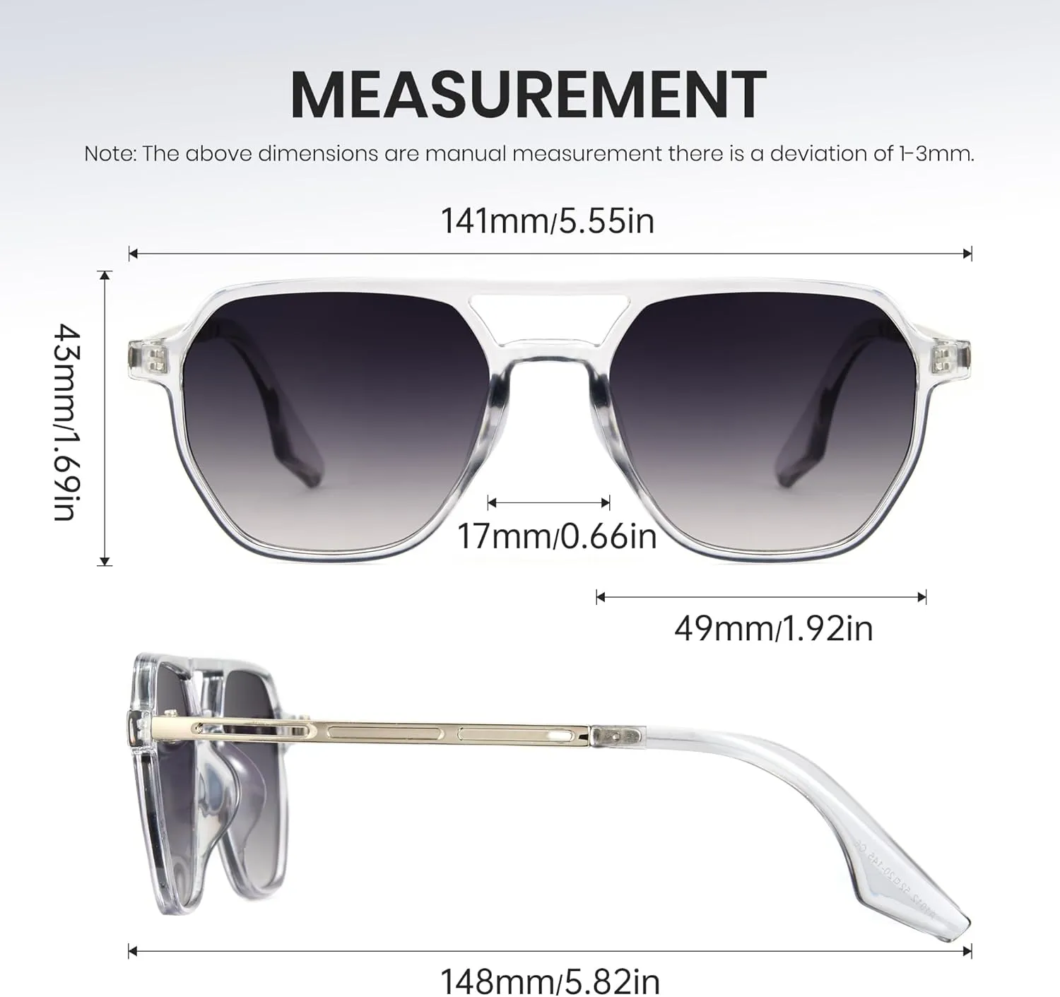 Cyxus Aviator Sunglasses for Women Trendy Shades UV Protection for Beach Music Festivals Shopping 1195
