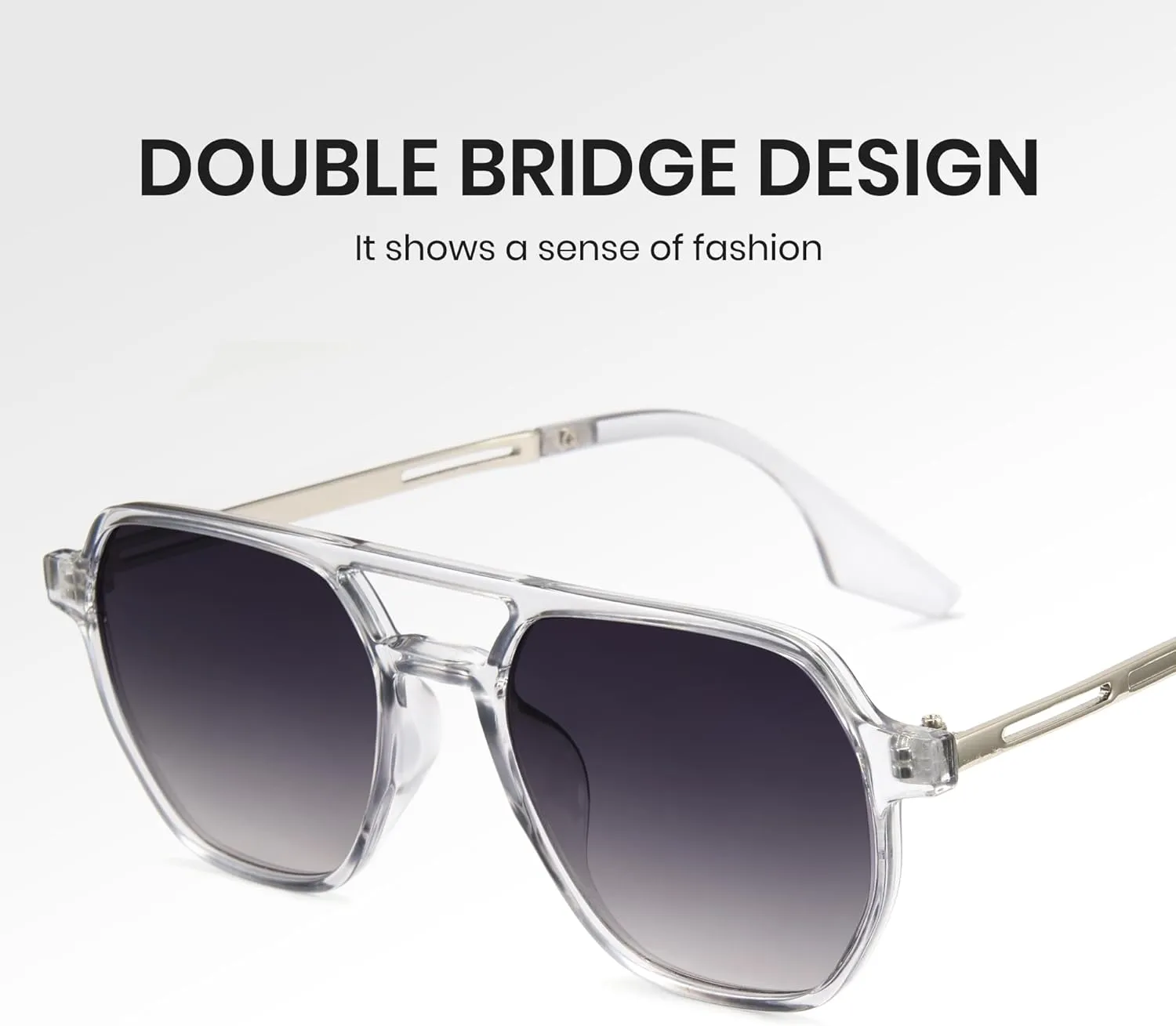Cyxus Aviator Sunglasses for Women Trendy Shades UV Protection for Beach Music Festivals Shopping 1195