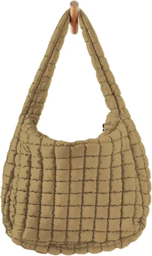 Darling Quilted Puffer Crossbody and Tote Bags for Women
