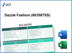 Dazzle Fashion Co., Ltd (603587.SS): BCG Matrix