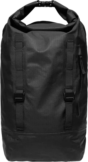 Db Journey Essential Rolltop Backpack - Durable Rolltop Backpack with Expandable Storage, Padded Laptop Sleeve, Weather-Resistant, Travel with Roller Bag Attachment, 32L - Black Out