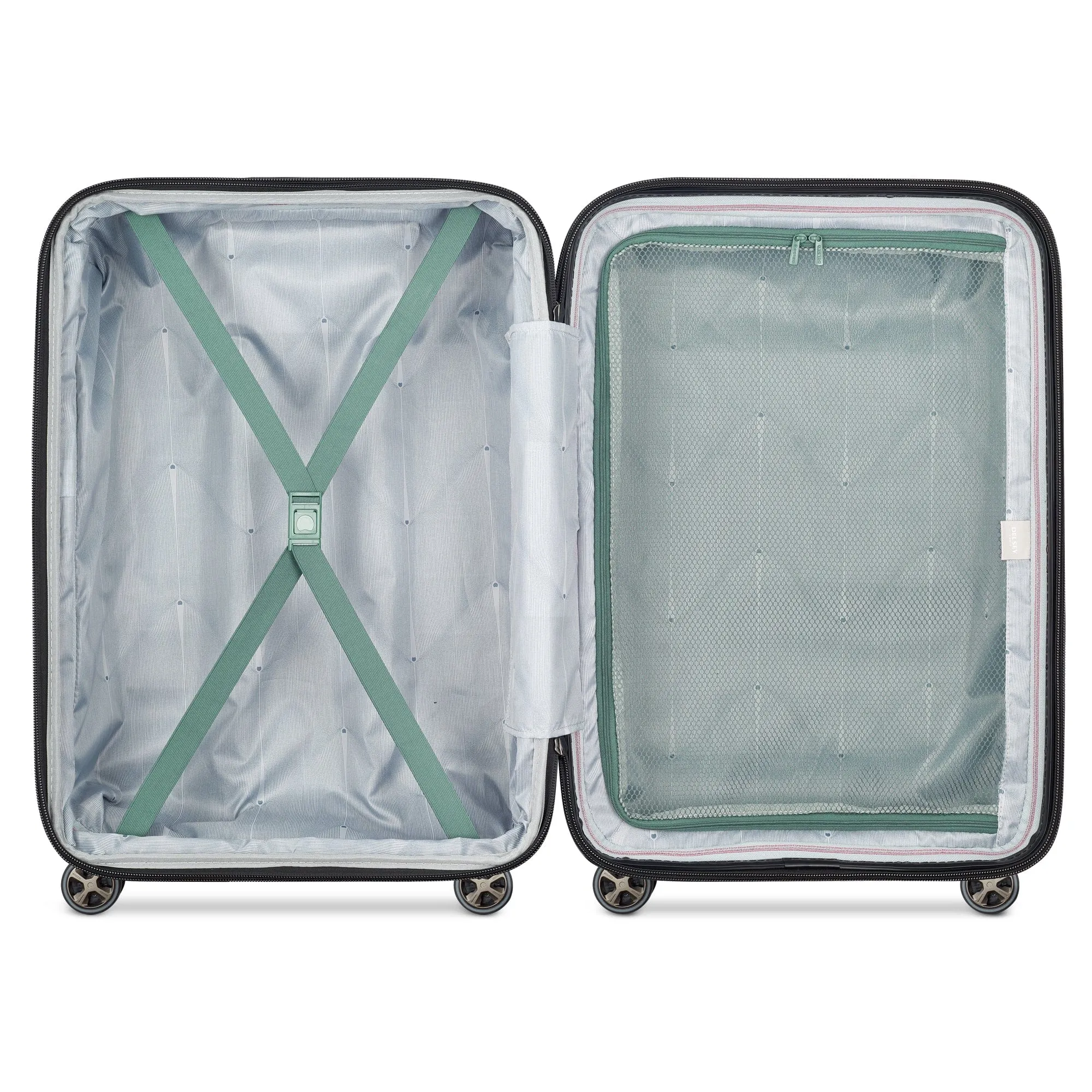 Delsey Helium Shadow 5.0 70Cm Hardcase 4 Double Wheel Check-In Luggage Trolley Green - 00287881903