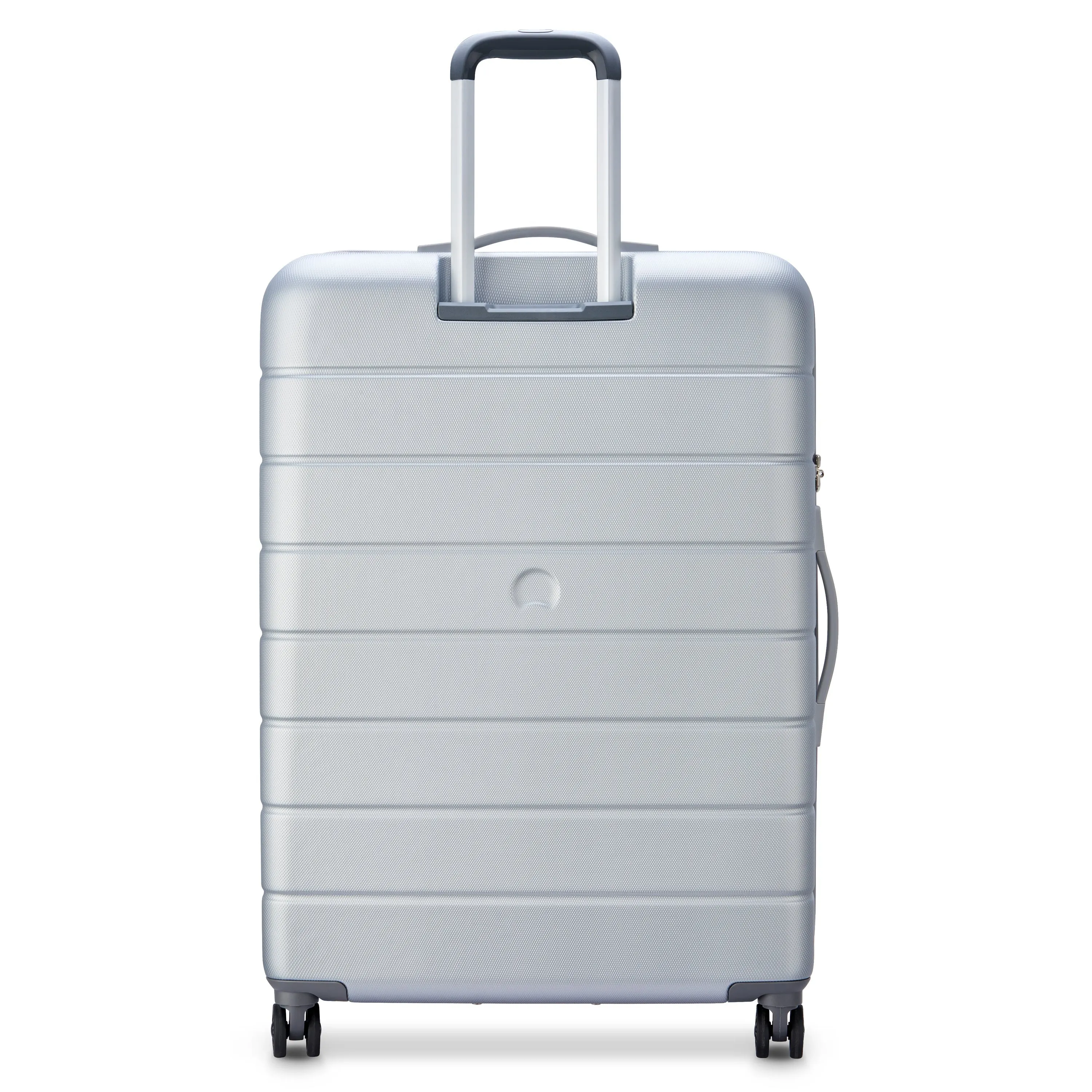 Delsey Lagos 71cm Hardcase Expandable 4 Double Wheel Check-In Luggage Trolley Case Silver - 00387082011W9