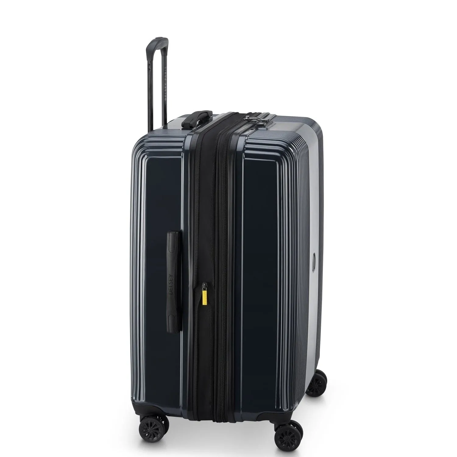 Delsey Ophelie 70Cm Hardcase 4 Double Wheel Expandable Check-In Luggage Trolley Glossy Blue - 00389381962Me