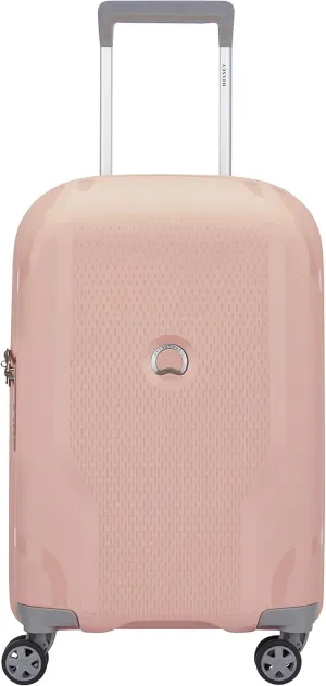 DELSEY PARIS Clavel Hardside Expandable Luggage with Spinner Wheels (Peony, Carry-On 19 Inch)