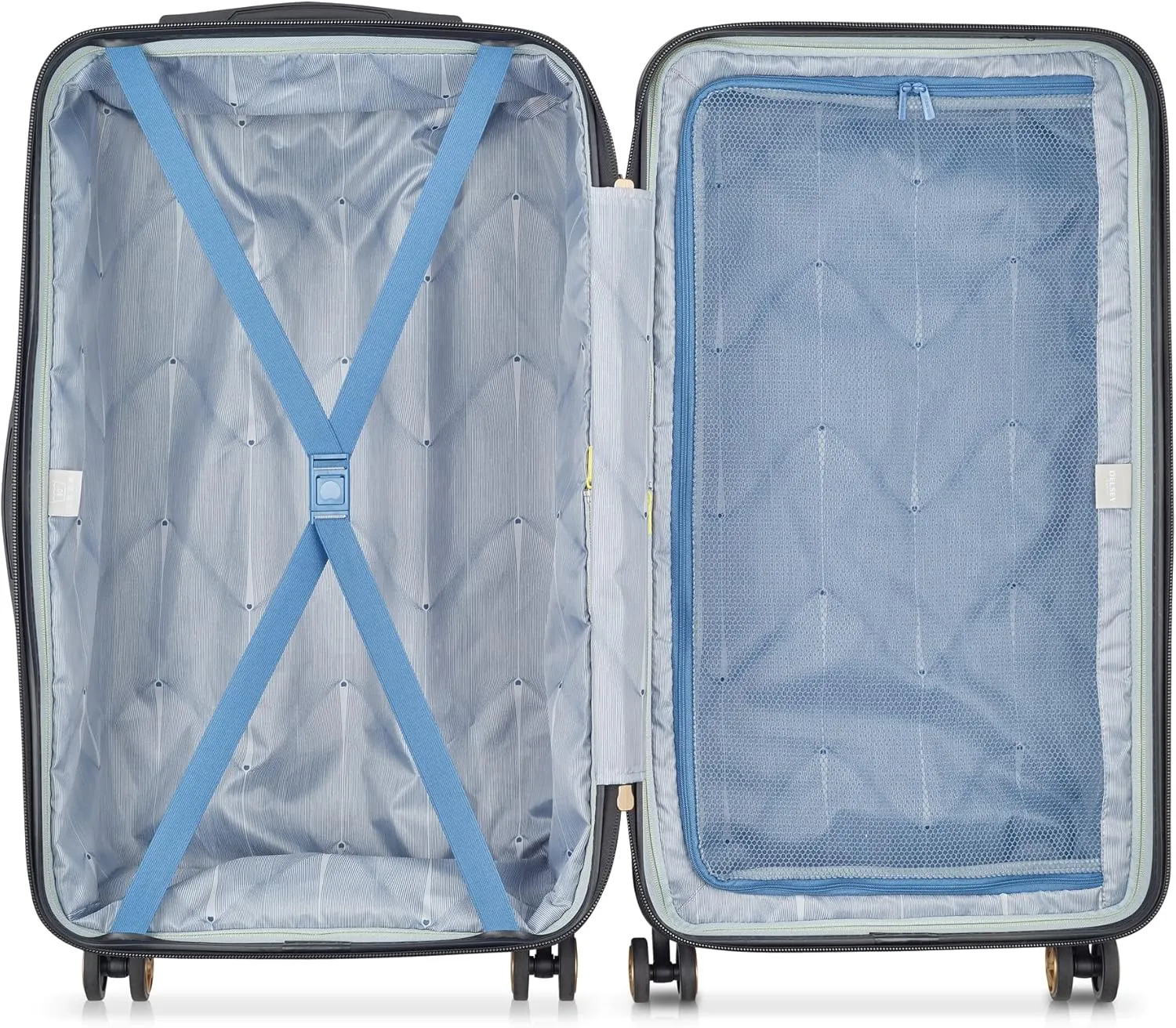 DELSEY PARIS Cruise 3.0 Hardside Expandable Luggage with Spinner Wheels, Plum, Checked 26 Inch Trunk