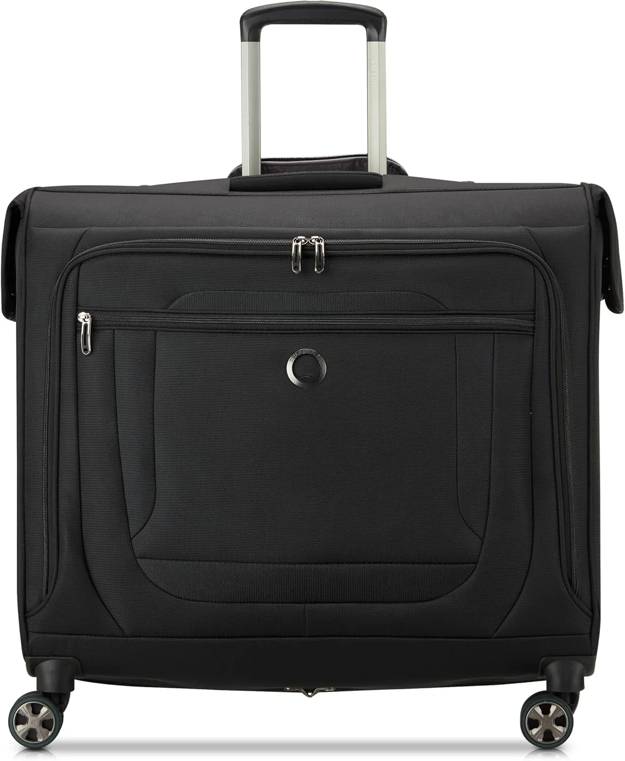 DELSEY PARIS Helium DLX Garment Bag with Spinner Wheels, Black