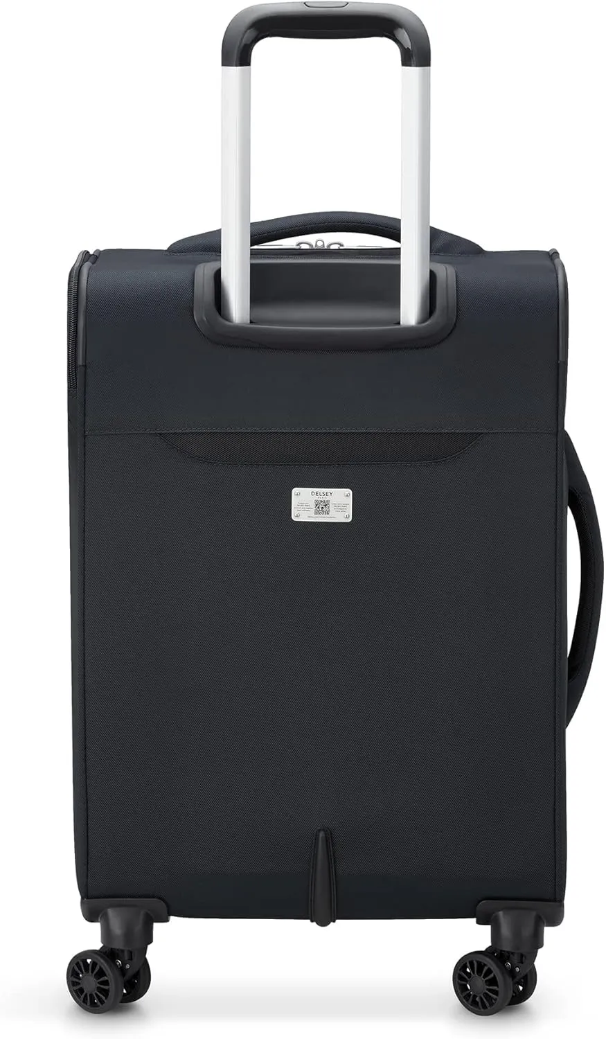 DELSEY PARIS Sky Max 2.0 Softside Expandable Luggage with Spinner Wheels, Black, Carry-on 21 Inch
