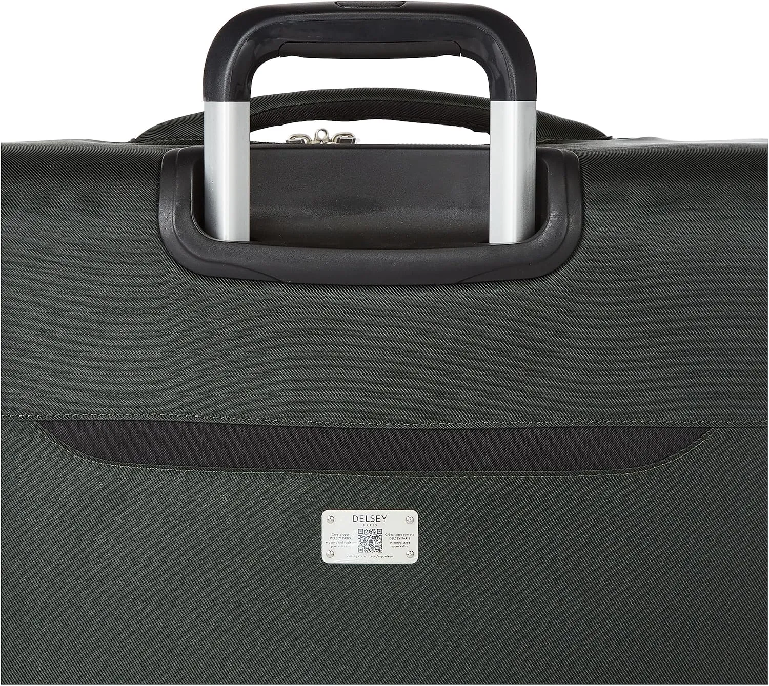 DELSEY PARIS Sky Max 2.0 Softside Expandable Luggage with Spinner Wheels, Green, Carry-on 21 Inch
