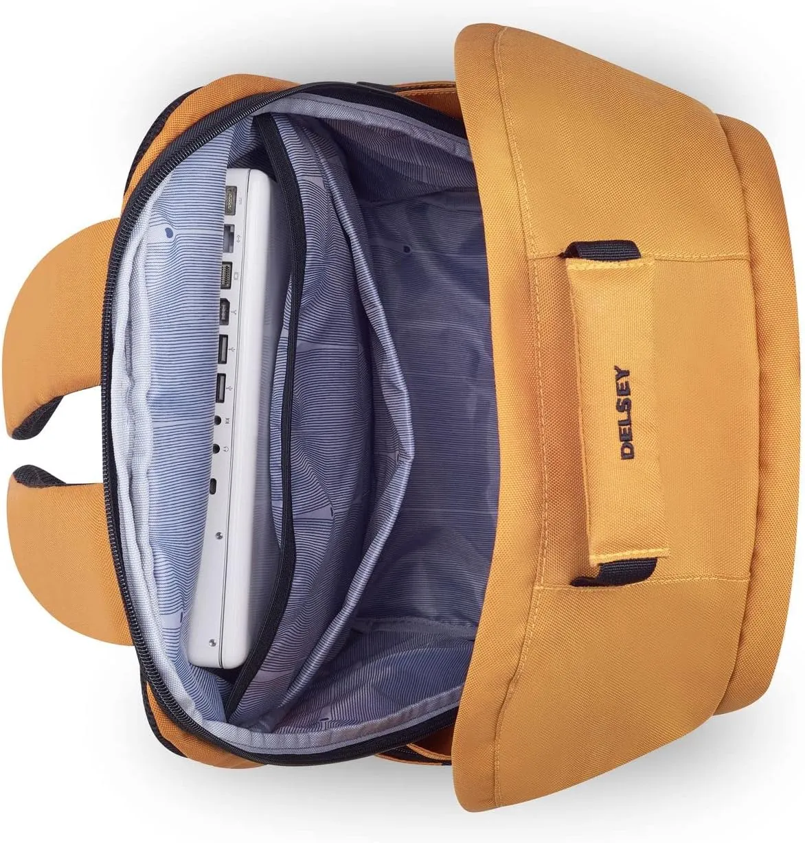Delsey Unisex Securban Luggage- Messenger Bag, Yellow, L, Modern