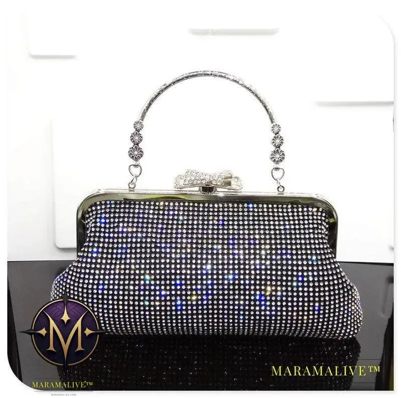 Diamond-studded Evening Bag Bridal Dress