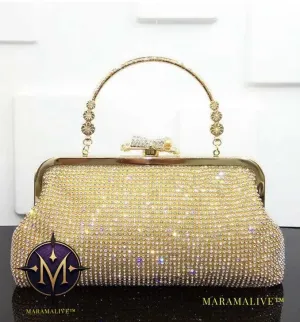 Diamond-studded Evening Bag Bridal Dress