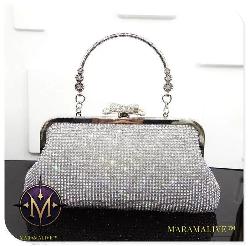 Diamond-studded Evening Bag Bridal Dress