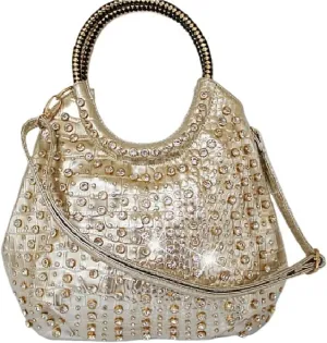 Diamonds Women Handbags Genuine Leather Shoulder Bag Female White Rhinestone Messenger Crossbody Tote Bags For Walks