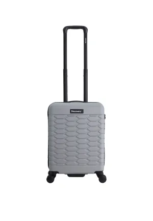 Discovery Reptile Hard Luggage / Trolley / Suitcase Silver