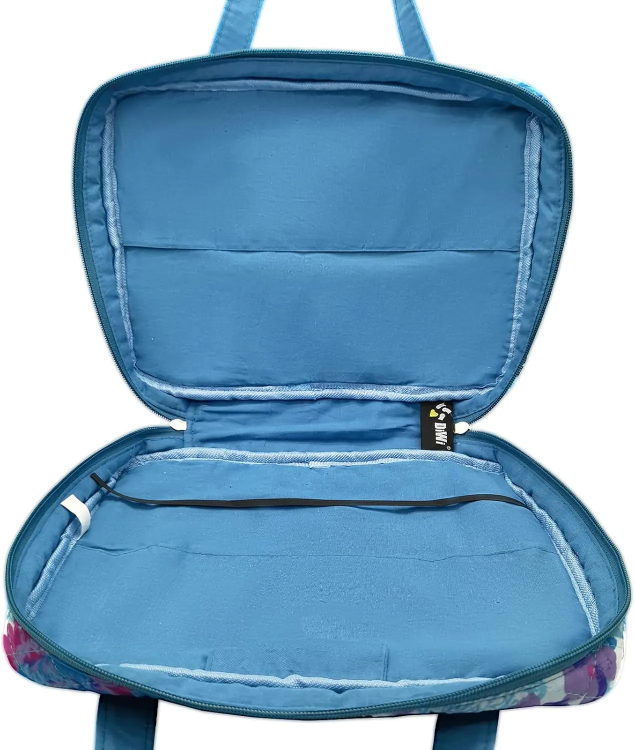 DIWI Quilted Bible Cover Extra Large Sizes 11.25 X 8.25 X 2.75 Inches Bible Tote Good Book Case (XL, C2 Watercolor Blue)