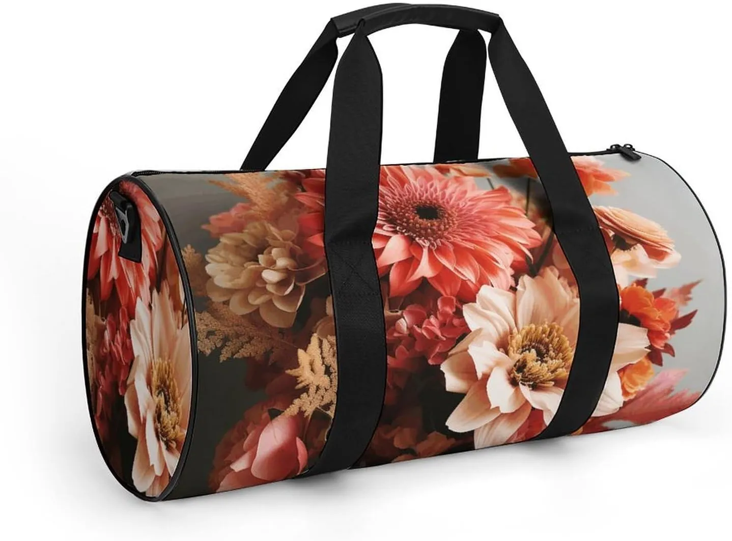 Duffel Bag for Men Women Gym Bag Bouquet of Flowers Travel Duffel Bag Waterproof Overnight Bag for Sports Workout