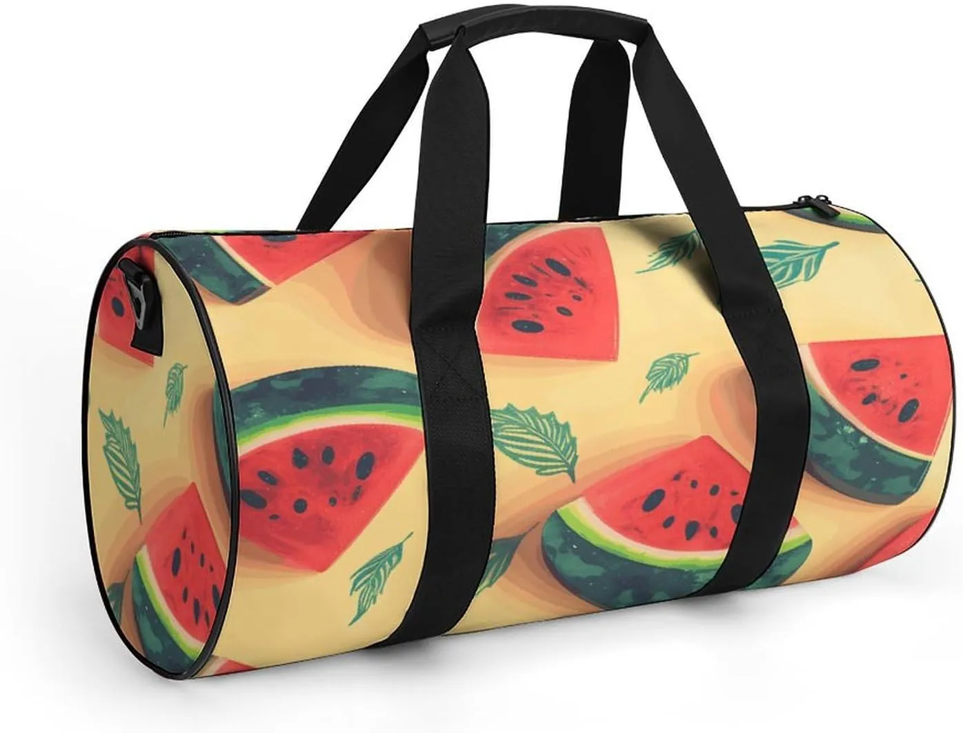 Duffel Bag for Men Women Gym Bag Summer Watermelon Travel Duffel Bag Waterproof Overnight Bag for Sports Workout