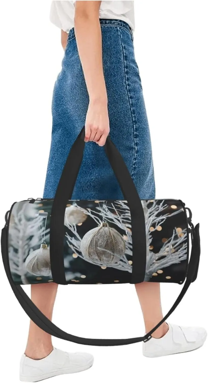 Duffel Bag for Men Women Small Gym Bag Tree Decor Travel Duffel Bag Waterproof Overnight Bag for Sports Workout