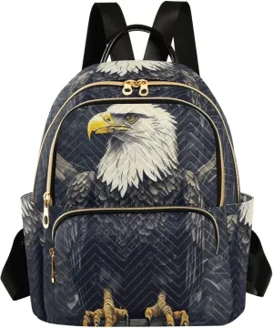 Eagle Mini Backpack Purse for Women Cute Backpack Light Weight Fashion Daypack for Work Travel Daily Backpack