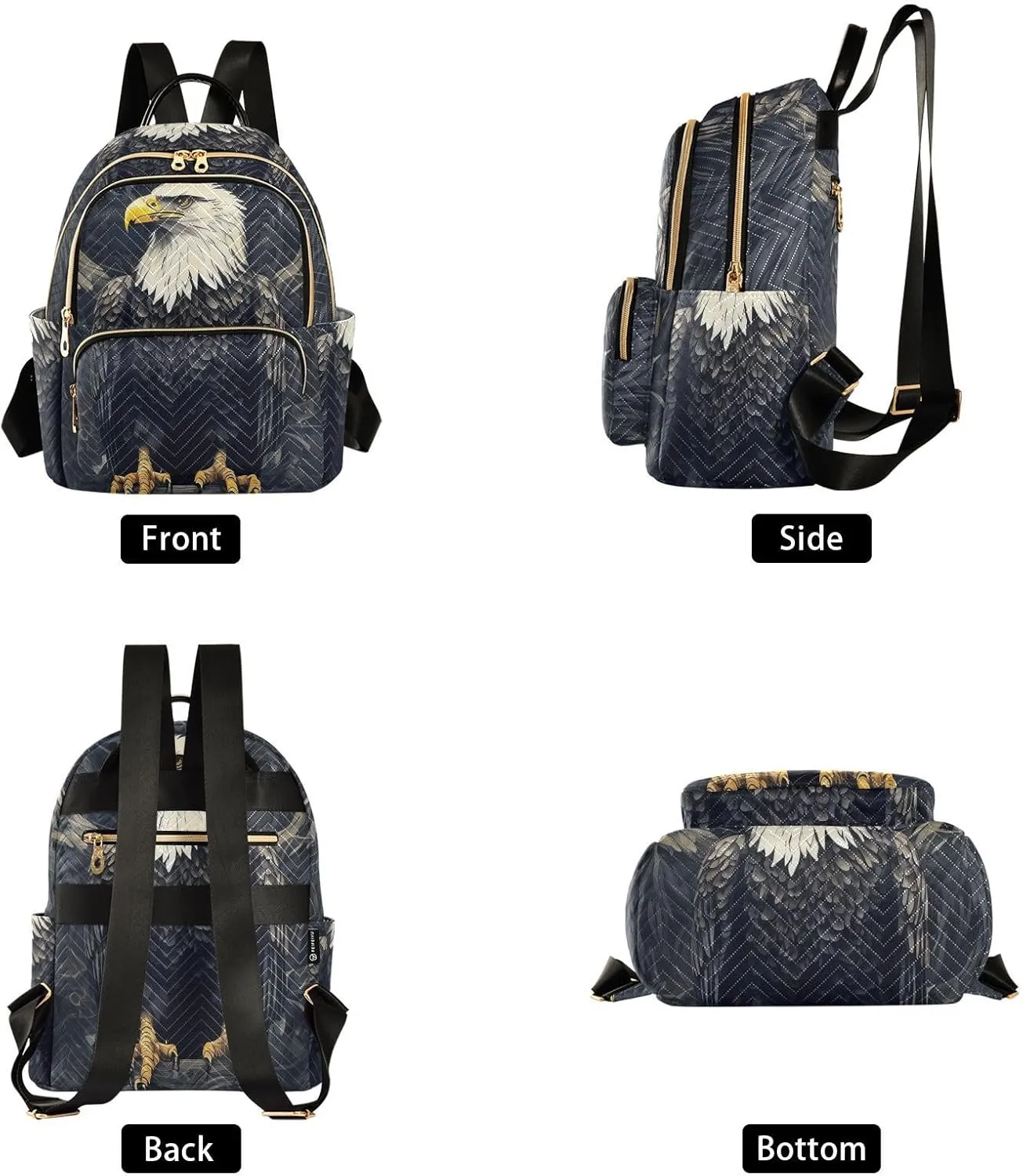 Eagle Mini Backpack Purse for Women Cute Backpack Light Weight Fashion Daypack for Work Travel Daily Backpack