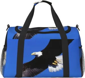 Eagle Travel Duffel Bag Large Foldable Waterproof Overnight Bag For Beach Swim Bags Pool Sports Gym