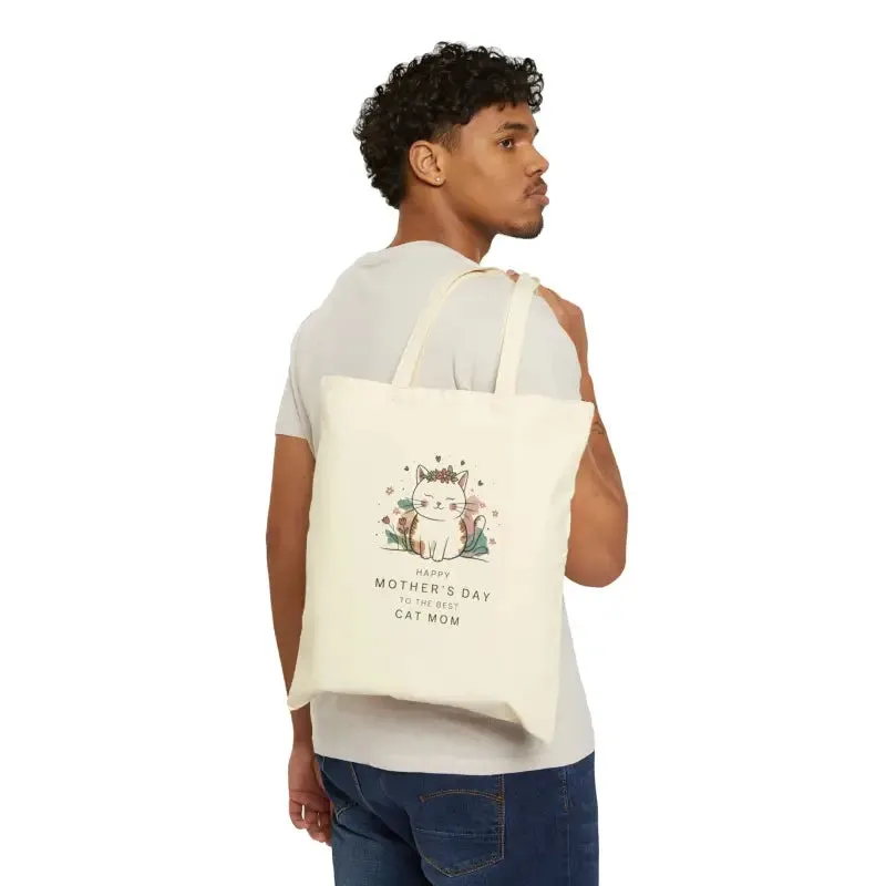 Eco Friendly Cat Mom Tote for Stylish Everyday