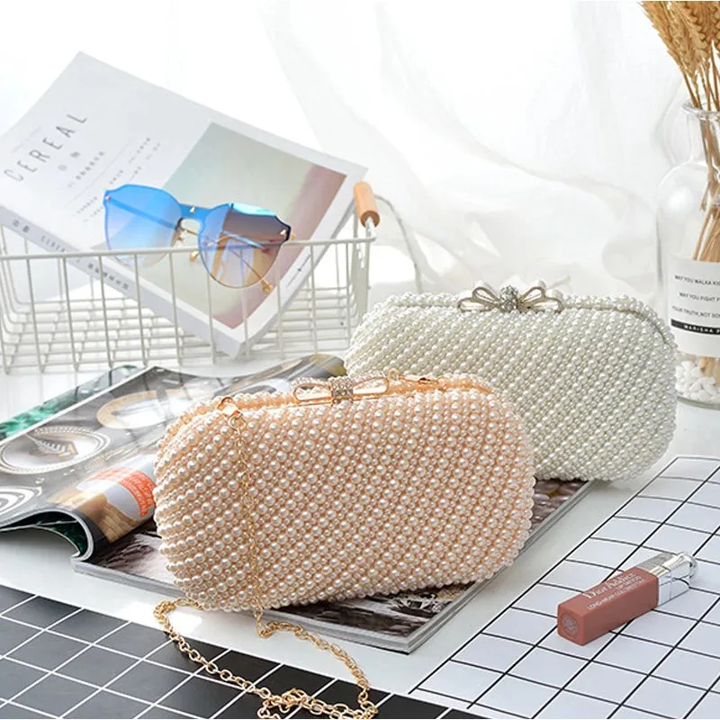 Elegant Pearl Clutch for Ladies and Girls