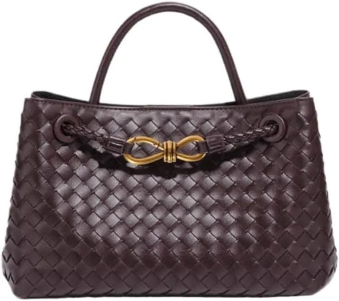 Elegant Woven Tote Bag - Versatile and Fashionable Women's Handbag