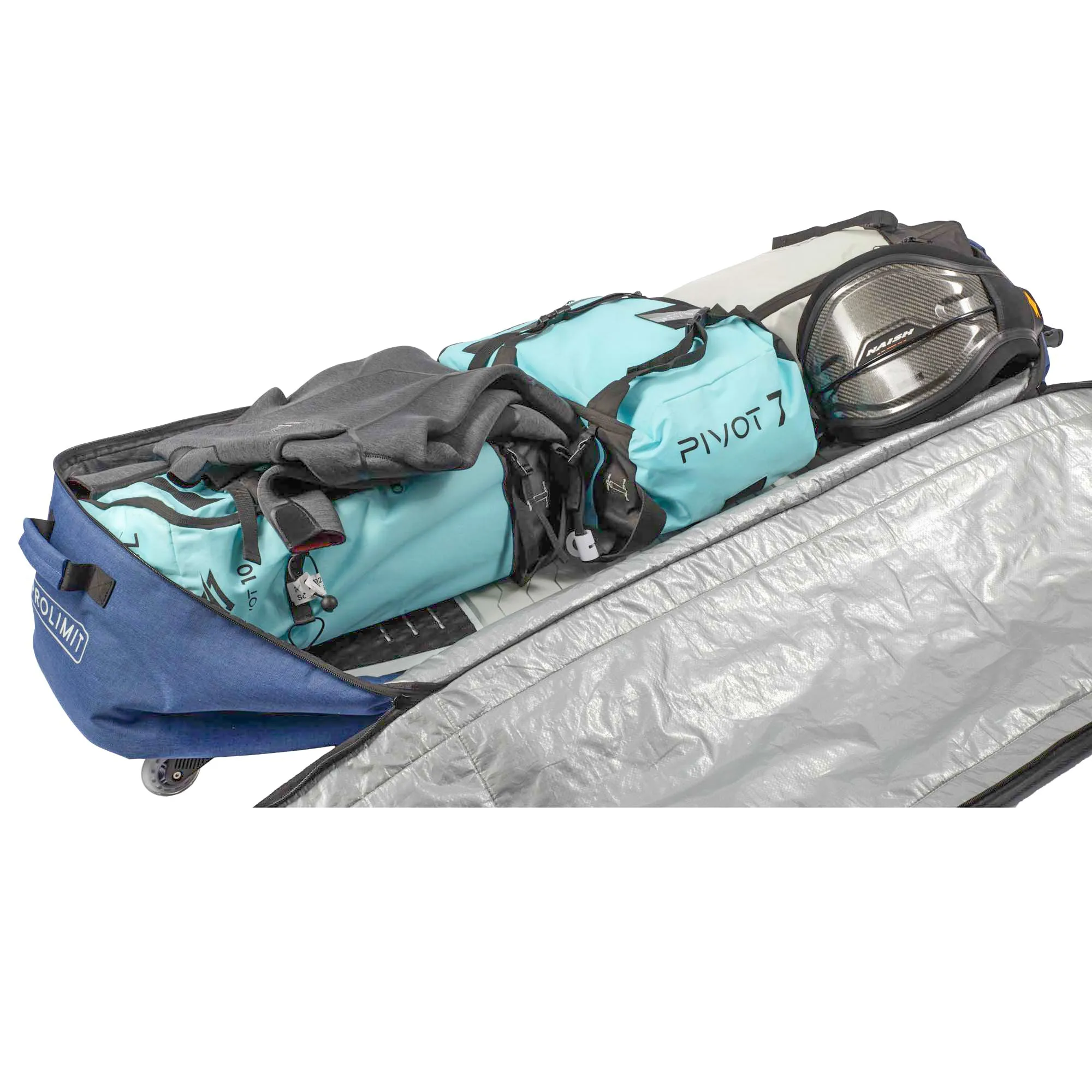 Elite Surf/Kite Board Bag with Slider Wheels