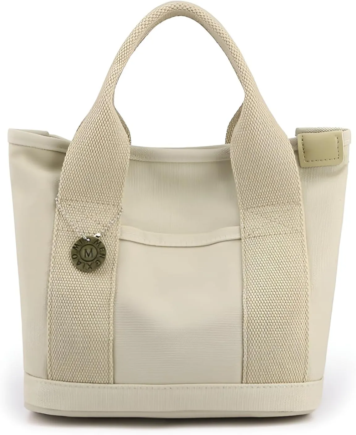 Ellniges]Women's【Multi-Pocket Canvas Tote】 Large Capacity Everyday Shopper Bag | Slim Profile Square Handbag for Urban Lifestyle | Water- Crossbody Purse with Quick-Access Card Slots