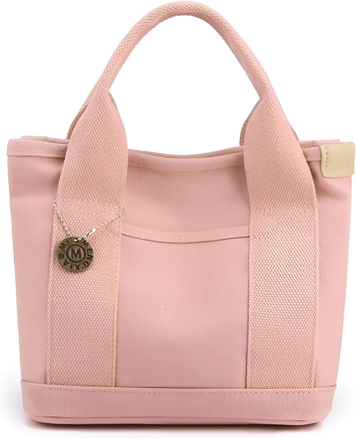 Ellniges]Women's【Multi-Pocket Canvas Tote】 Large Capacity Everyday Shopper Bag | Slim Profile Square Handbag for Urban Lifestyle | Water- Crossbody Purse with Quick-Access Card Slots