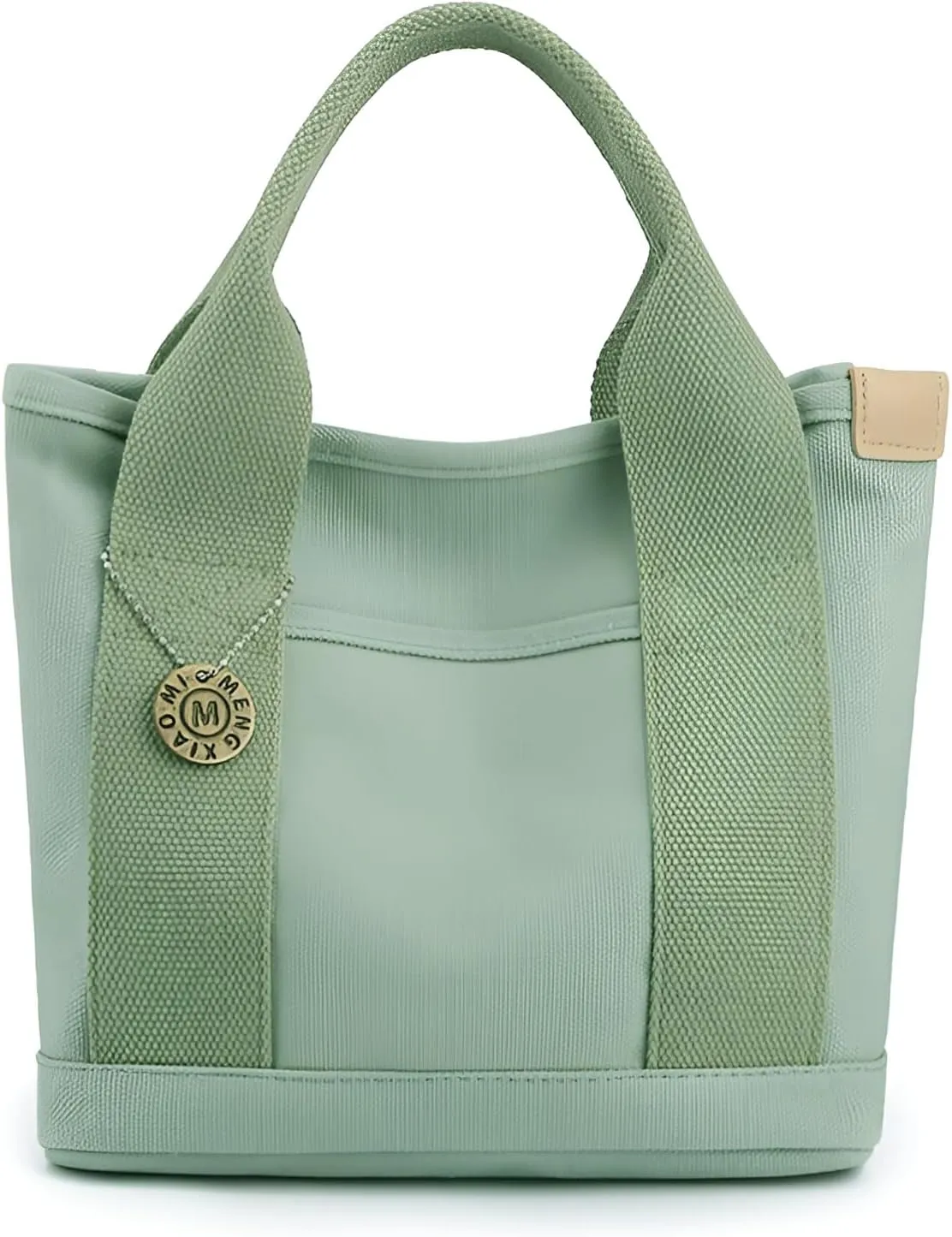 Ellniges]Women's【Multi-Pocket Canvas Tote】 Large Capacity Everyday Shopper Bag | Slim Profile Square Handbag for Urban Lifestyle | Water- Crossbody Purse with Quick-Access Card Slots