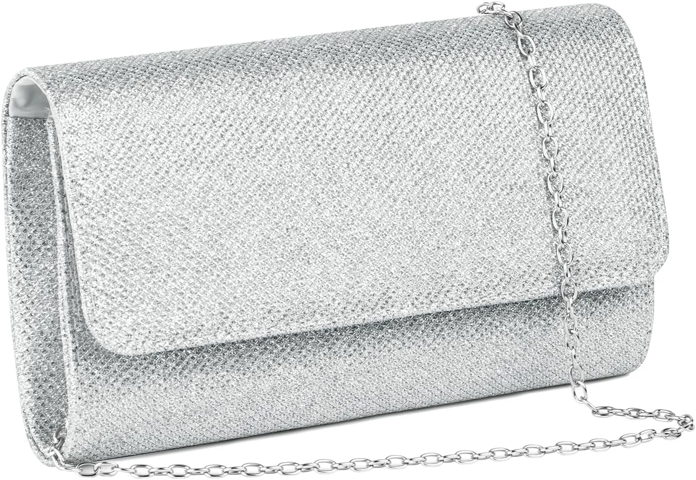 Evening Bag Clutch Purses for Women, Rhinestones Purse, Sparkling Envelope Evening Bag with Detachable Chain