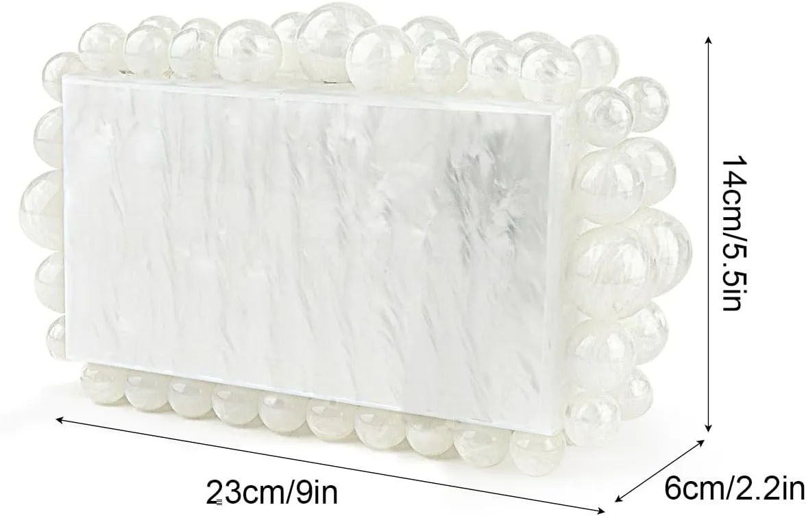 Evening Bag Clutch Purses for Women, Rhinestones Purse, Sparkling Envelope Evening Bag with Detachable Chain
