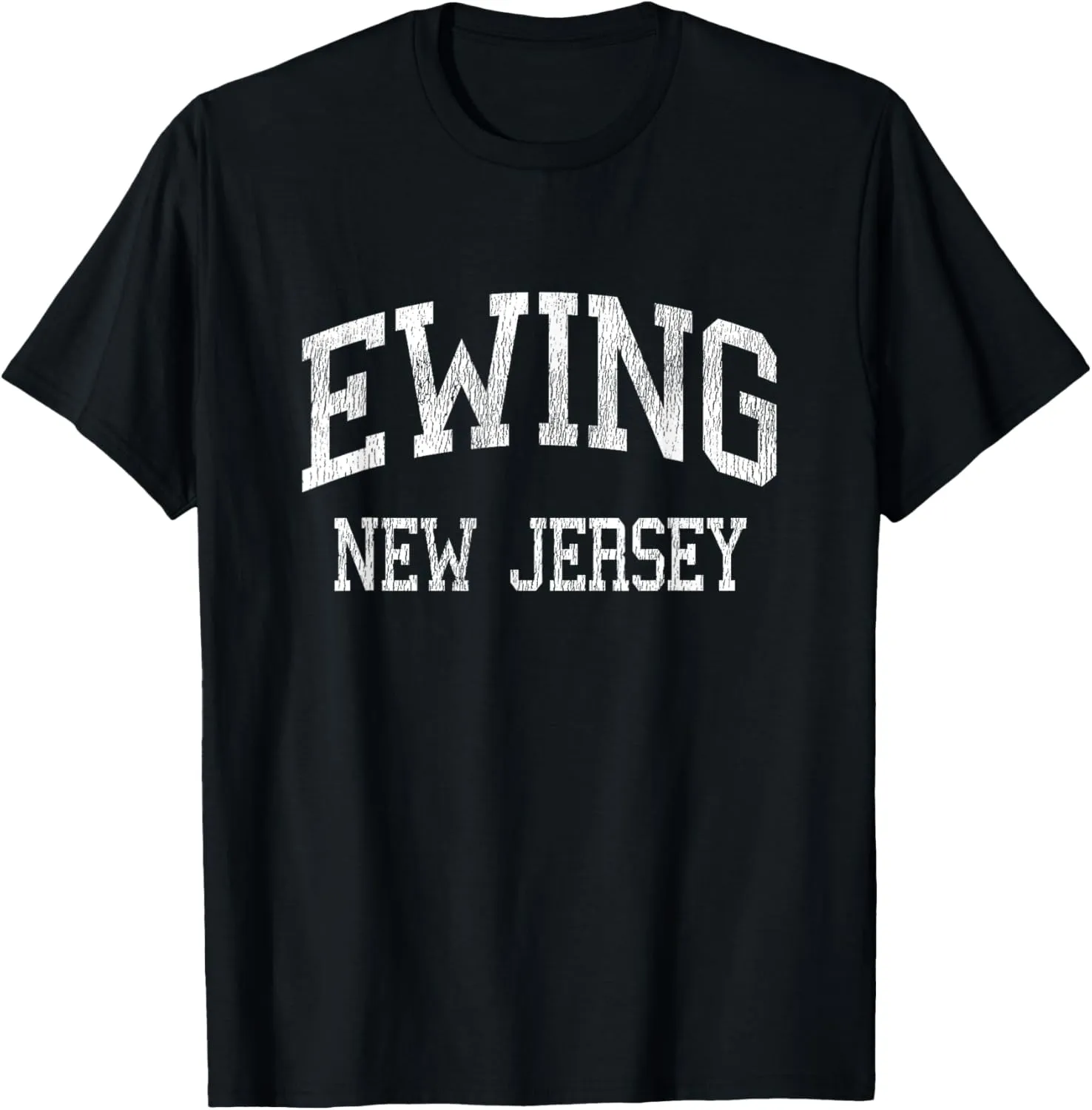 Ewing New Jersey NJ Vintage Athletic Sports Design T-Shirt