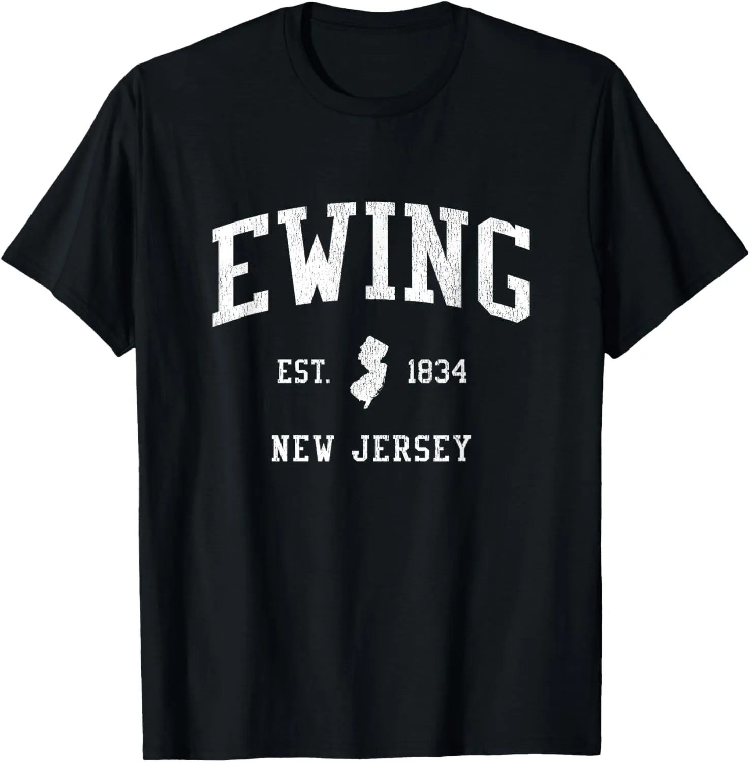 Ewing NJ Vintage Athletic Sports JS01 T-Shirt