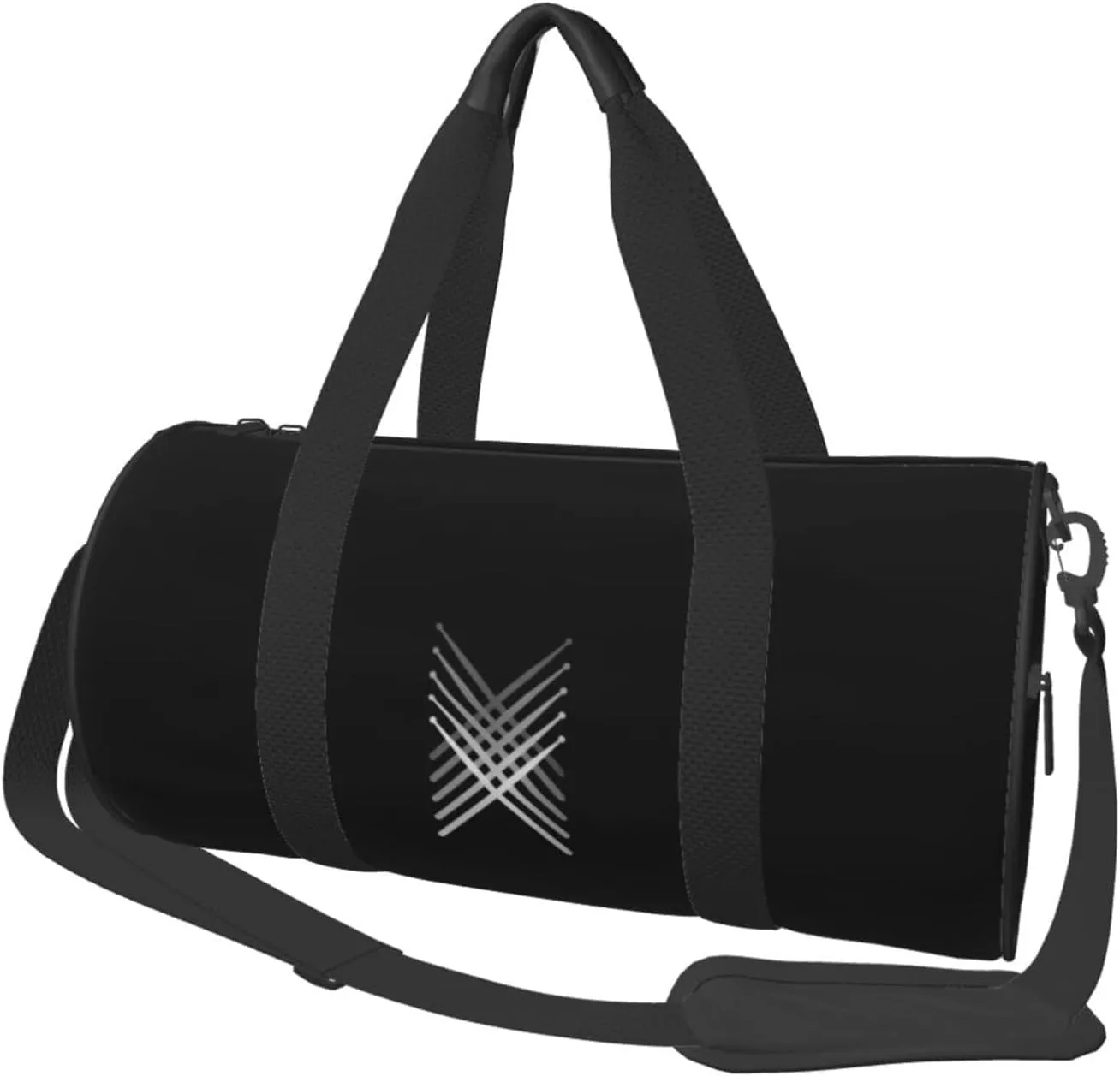Fading Percussion Drum Sticks Travel Luggage Duffel Bag Sports Rolling Foldable Duffel Bag