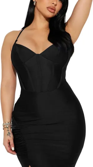 FairyLove Womens Sexy Bridesmaid Formal Evening Gown Dresses Wedding Guest Dress