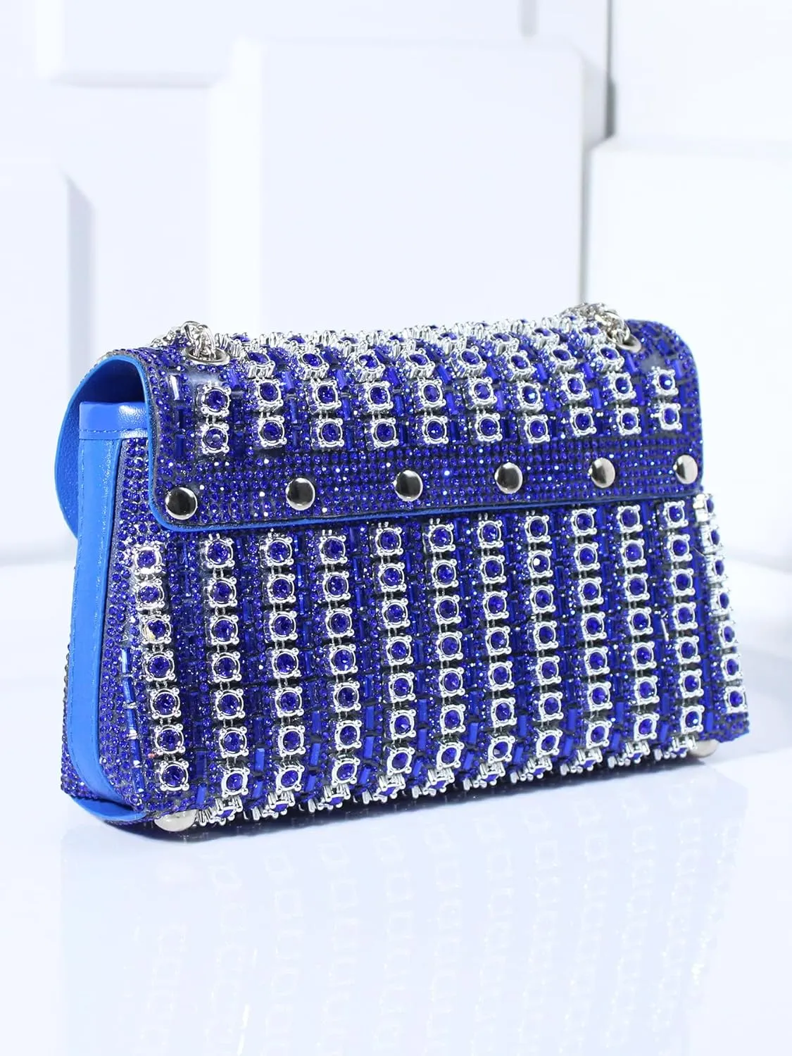 Fashion Dinner Bag Diamond-Encrusted Hand Bag Delicate Senior Sense Square Women's Hand Bag Shoulder Bag Crossbody Bag
