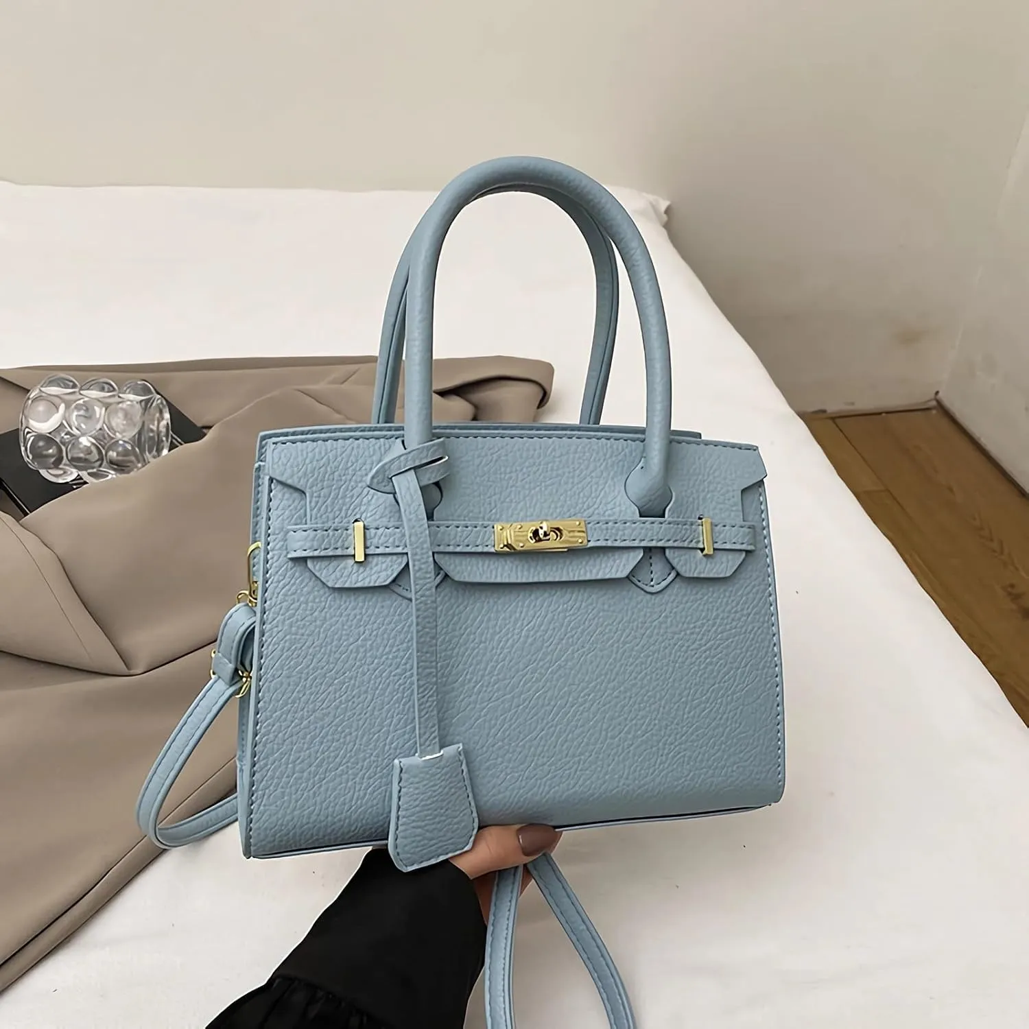 Fashion PU Underarm Purses Women's Commuter Handbags Adjustable Strap Shoulder Bags and Crossbody Bag